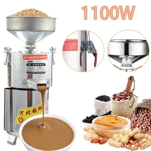 Máquina de molienda de salsa de sésamo comercial para hacer mantequilla de maní 1100 W EE. UU. - Imagen 1 de 11