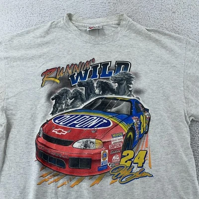 Camisa De Colección Jeff Gordon Para Hombres 2XL NASCAR Racing #24 Dupont Doble Cara Años 90 Foto 1 de 4