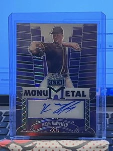 2024 Leaf Metal Kash Mayfield MM-KM2 MonuMetal Purple Prismatic /15 Padres - Picture 1 of 2