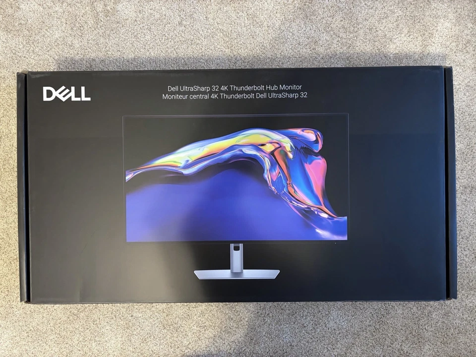 Dell UltraSharp 32 U3225QE 31.5" 4K UHD Monitor OPEN BOX NEW W WARRANTY! - Image 1 of 4