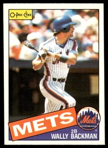 1985 O-Pee-Chee VTG OPC Baseball Wally Backman New York Mets #162 - Picture 1 of 2