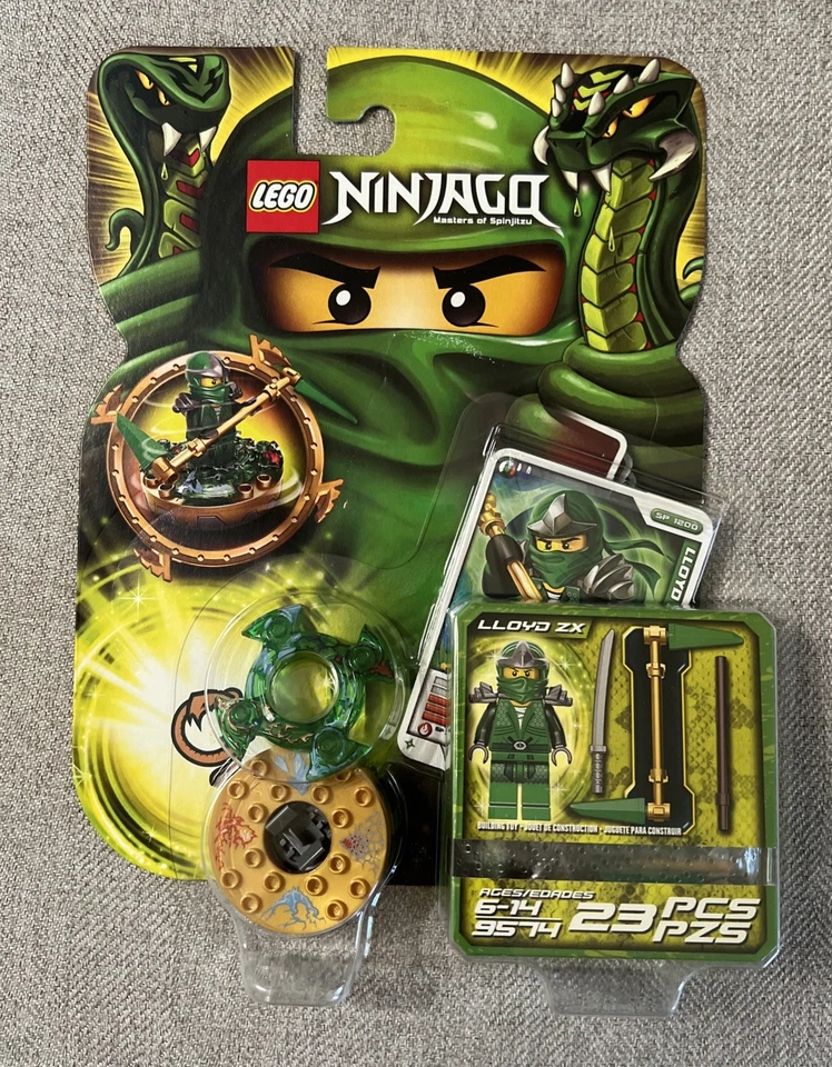 Lego Ninjago MASTERS OF SPINJITZU 9574 Lloyd ZX Novo em Folha Look de Selo Quebrado - Imagem 1 de 4