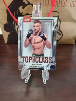 2025 Topps Chrome UFC - Top of the Class Dricus du Plessis #TTC-15 - Image 1 of 2