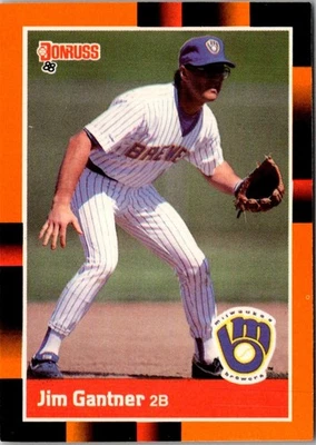 1988 Donruss Baseball's Best Jim Gantner #53 Milwaukee Brewers Baseball Card - Image 1 of 2