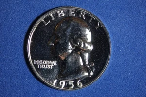 1956 PROOF WASHINGTON QUARTER #K57152 - Picture 1 of 2