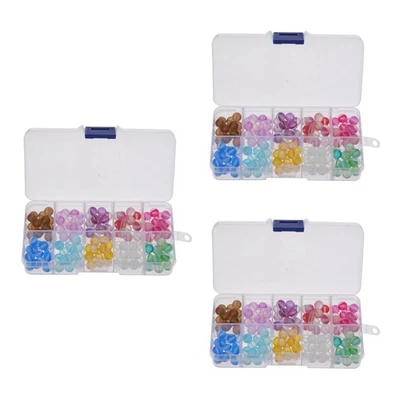  3 Pack Schmuck Perlen Gefrostete Glasperlen Für Schmuckhersteller - Bild 1 von 4