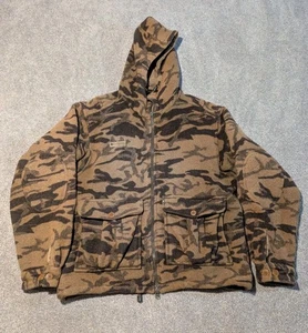 Vintage Columbia Jacket Mens Medium Brown Gallatin Wool Blend Hunting Coat Parka - Picture 1 of 12