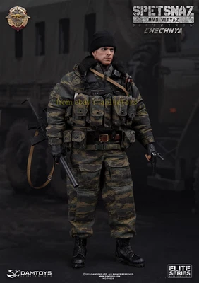 Figura de acción Damtoys 1/6 78028 Spetsnaz Mvd Osn Vityaz en Chechenia en stock Foto 1 de 4