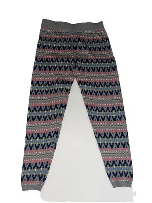 Women's "SO" Sweater Leggings - Pink Blue Yellow - Size XL -Stay Comfy in Style - Image 1 of 4