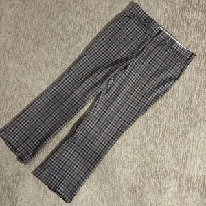 Vintage 60s sears Kings Road Double knit perma-prest plaid Pants Men’s 36X30 - Picture 1 of 4