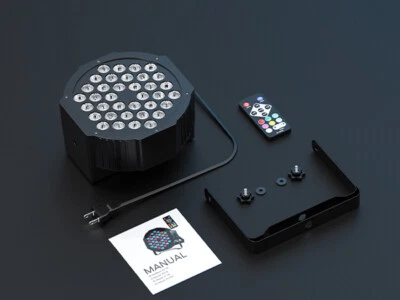 RGB LED Par Light With DMX512 Sound Active Master Slave Club Event Stage Show - Image 1 of 4