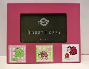 Hobby Lobby picture frame 4"x 6" Pink - Picture 1 of 2