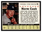 1961 Post Cereal #40a Norm Cash SC22