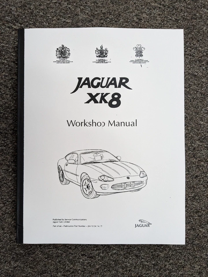 1997 1998 1999 Jaguar XK8 Coupe Convertible Shop Service Repair Manual 4.0L V8 - Image 1 of 1