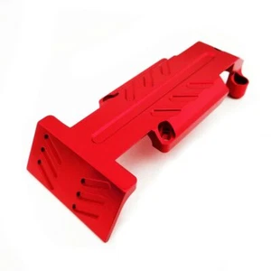 Traxxas Slayer 4X4 1:10 Alloy Rear Skid Plate, Red by Atomik - Replaces TRX 5337 - Picture 1 of 2