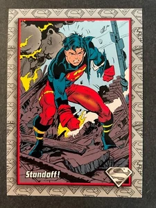 Standoff! 1993 Skybox DC Return of Superman #37 - Picture 1 of 2