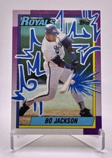1/1 CUSTOM ART CARD 1990 Topps Bo Jackson  Kansas City Royals #300