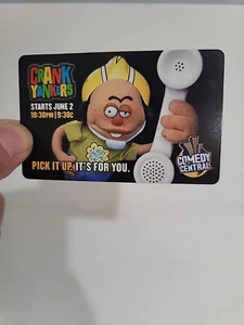Crank Yankers 2002 Promo Telefonkarte Sonderausgabe Comedy Central Serie Debüt - Bild 1 von 3