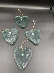 Recycled Glass Heart Suncatcher Made In The Philippines Sold Individually - Picture 1 of 2