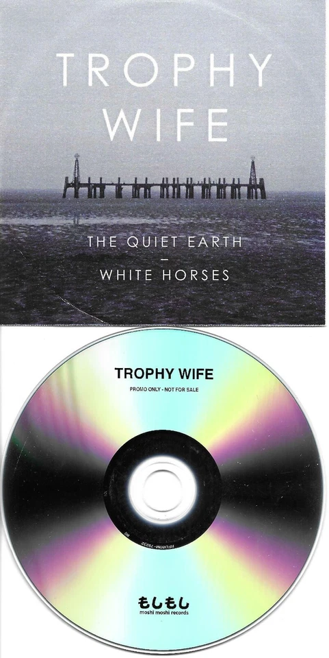 TROPHY WIFE Quiet Earth / White Horses  2 UNRELEASED PROMO CD single USA seller Foto 1 de 1