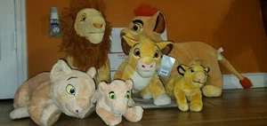 6 Vintage The Lion King Family Mufasa nala. Baby Simba, Stuffed Plush disney toy - Picture 1 of 12