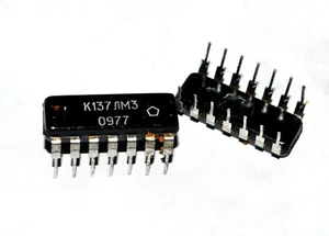 10 pcs K137LM3 (K1LB375) IC / Microchip ECL Logic DIP-14 Soviet 1970's NEW - Picture 1 of 2