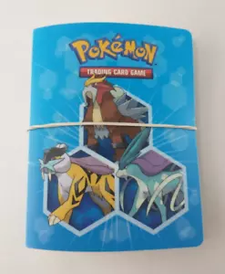 2010 Pokemon Heartgold Soulsilver UNDAUNTED Mini Binder Album Holds 60 Cards! - Picture 1 of 7