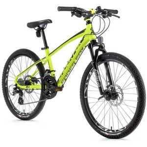 24 Zoll Alu Mountainbike Leader Fox Capitan Boy MTB 8 Gang Disc Neon Gelb - Bild 1 von 1