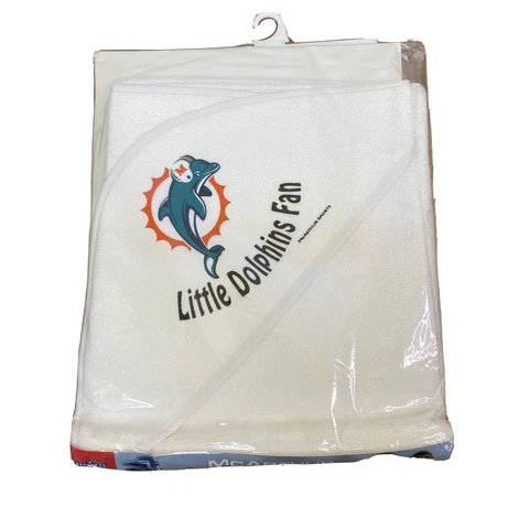 McArthur Hooded Baby Towel NFL Miami Dolphins Sports Cover