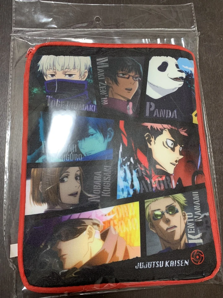 Jujutsu Kaisen Smart Pouch Tablet Ipad Pouch Bag Anime Manga 8.5”x10.75” Bandai - Image 1 of 4