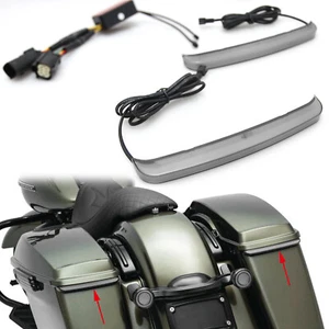 Running Turn Signal Tail LED Light Saddlebag For Harley Electra glide 2014-2023 - Picture 1 of 9