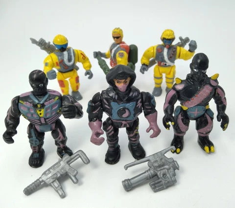 6 Military Muscle Men Original San Francisco Toymakers Vintage 2" Figures Cover