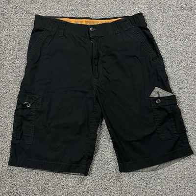 Pantalones Cortos Wear First Para Hombre 36 Negros Carga Rectos 11" Utilidad Ripstop Exterior Foto 1 de 4