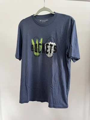 TravisMathew Buckets Tee M | Golf & Beer Graphic Shirt | Navy | Great Condition - Image 1 of 4