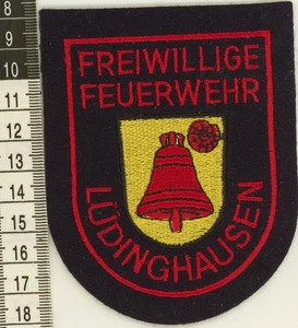 Freiwillige Feuerwehr Lüdinghausen rot Deutschland Patch Abzeichen Fire Dept Neu - Bild 1 von 1