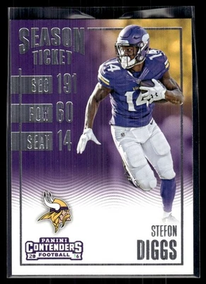 2016 Panini Contenders Stefon Diggs Minnesota Vikings #38 - Image 1 of 2