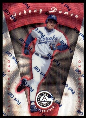1997 Totally Certified Platinum Red /3999 #104 Johnny Damon Royals - Image 1 of 2