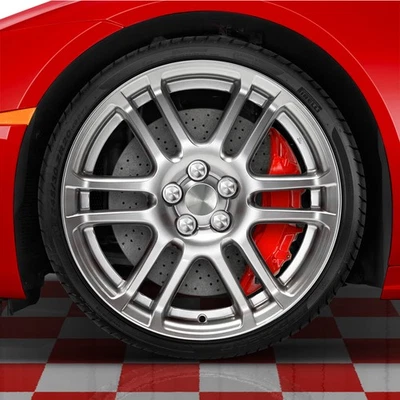 17x7 Wheel for 2005-2010 Scion tC – Medium Smoked Hypersilver OEM Replacement - Image 1 of 4