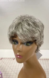 Women's Paula Young Silver Gray Pixie Cut Wig - Picture 1 of 12