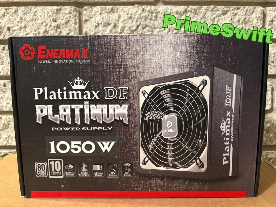 Enermax Platimax D.F. 1050W 80+ Platinum Fully Modular ATX Power Supply - Image 1 of 4