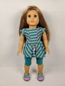 18" American Girl Of The Year 2012 Mckenna Brooks Doll In Meet Outfit Necklace - Picture 1 of 5