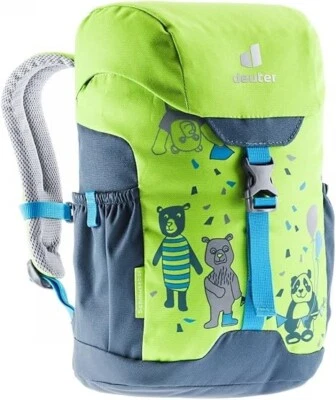 Mochila Deuter Schmusebar Niños 8L Kiwi-Ártico Ligera Ergonómica Foto 1 de 4