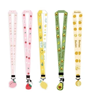 Fruit Lanyard For Keys Cute Phone Straps ID Card Pass Gym USB Badge Holder Cute - Picture 1 of 14