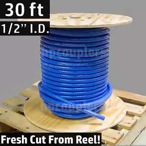 30 ft 1/2" ID FlexFab 5526 Blue Silicone Heater Hose 13mm 350F Radiator Coolant - Foto 1 di 4