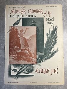 Eagle Joe - Wild West Romance Production, H Herman, Original Vintage Advert 1891