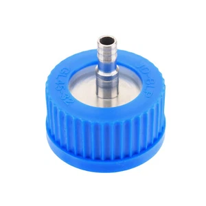 GL45 S304 Ring Solvent Bottle Lid w/1 2 3 4 Stainless Steel Holes Cap For HPLC - Picture 1 of 4