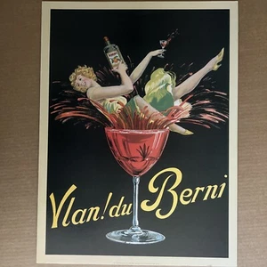 Vlan Du Bernil Vintage Look Print Mounted / Laminated And Ready To Frame 18x24 - Picture 1 of 8