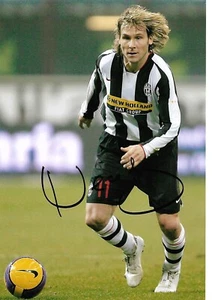 Foto autógrafa firmada a mano de Pavel Nedved 12x8 certificado de autenticidad de la Juventus - Imagen 1 de 1