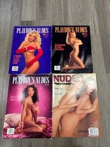 PLAYBOY'S NUDES MAGAZINES LOT OF 4 EXCELLENT CONDITION - Picture 1 of 1