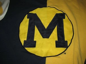 Vintage Starter University Of Michigan Wolverines Crew Neck Sweatshirt Sz L NCAA - Picture 1 of 5